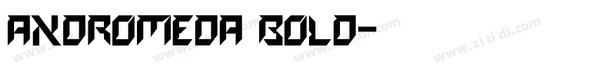 Andromeda Bold字体转换